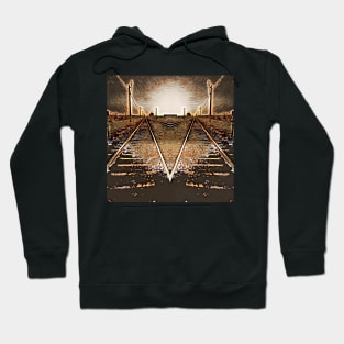 TRAIN TRACKS. DIVERGENT VIEW.... INFINITE POSSIBILITIES Hoodie